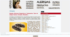Desktop Screenshot of alergias.eu
